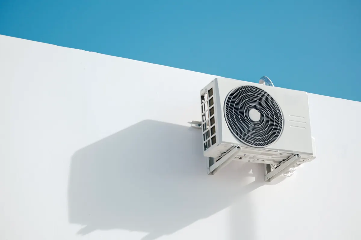 Outdoor condenser unit from a scheduled Carrier air conditioning system
