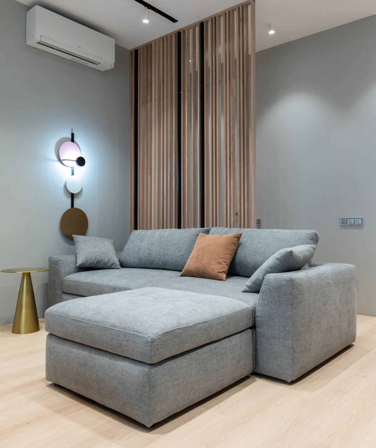 Panasonic split system indoor unit in a modern home interior